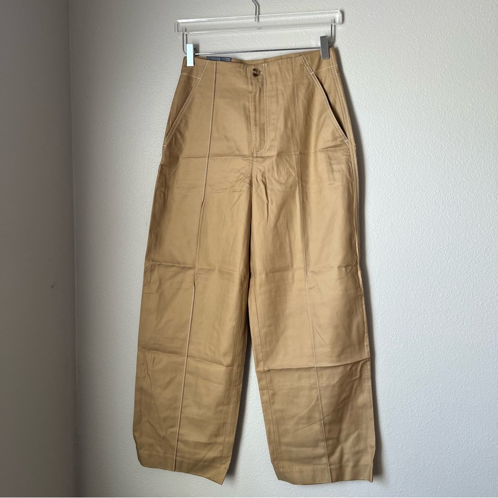 PAIR OF TWO Banana Republic Factory Khaki Chinos Straight Leg Pants Size 4